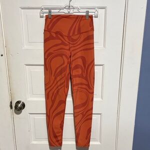 Balance Athletica Orange Swirl Leggings